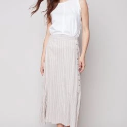 Charlie B STRIPE SKIRT