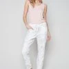 Charlie B PEARL SOFT TROPICAL CRINKLE JOGGER