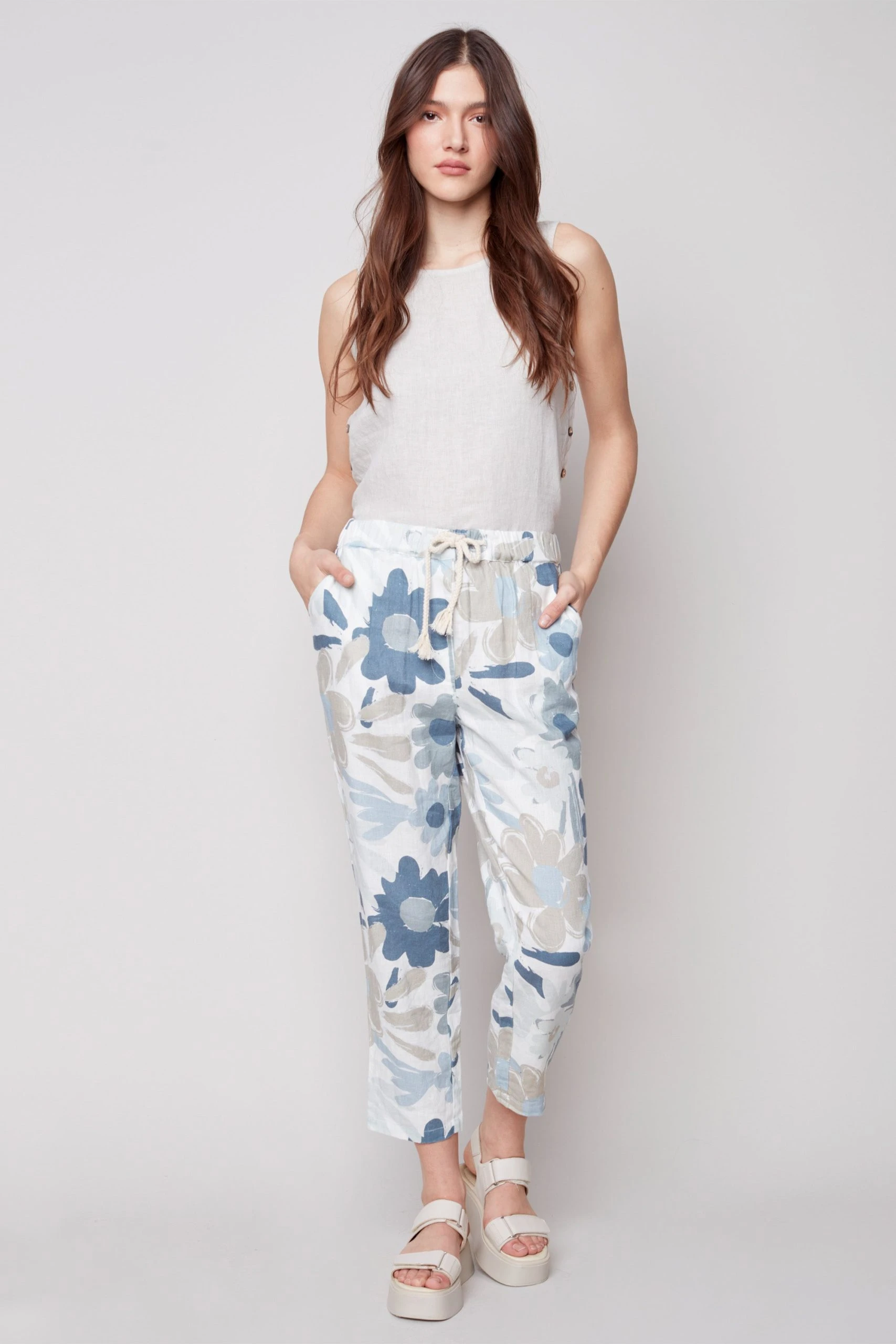 Charlie B BASIL FLORAL PANT