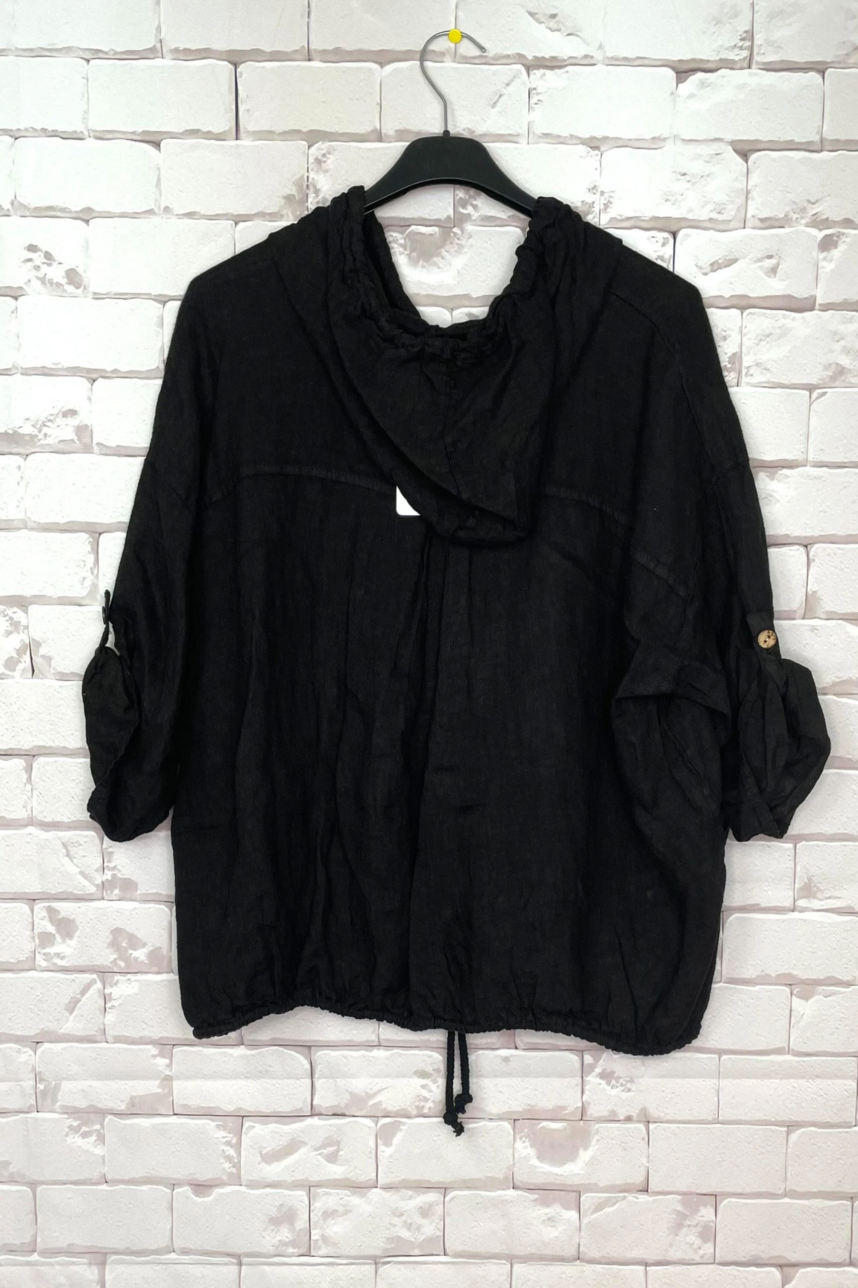 CHERISHH LINEN HOODIE JACKET - Image 4