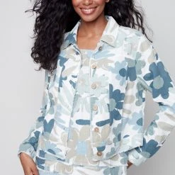 Charlie B BASIL FLORAL JACKET