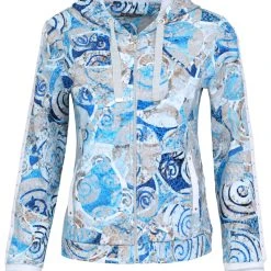 Dolcezza SAND, SEA & SEASHELLS HOODIE JACKET