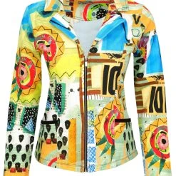 Dolcezza FUNNY BIRD NO 286 ZIP FRONT BLAZER
