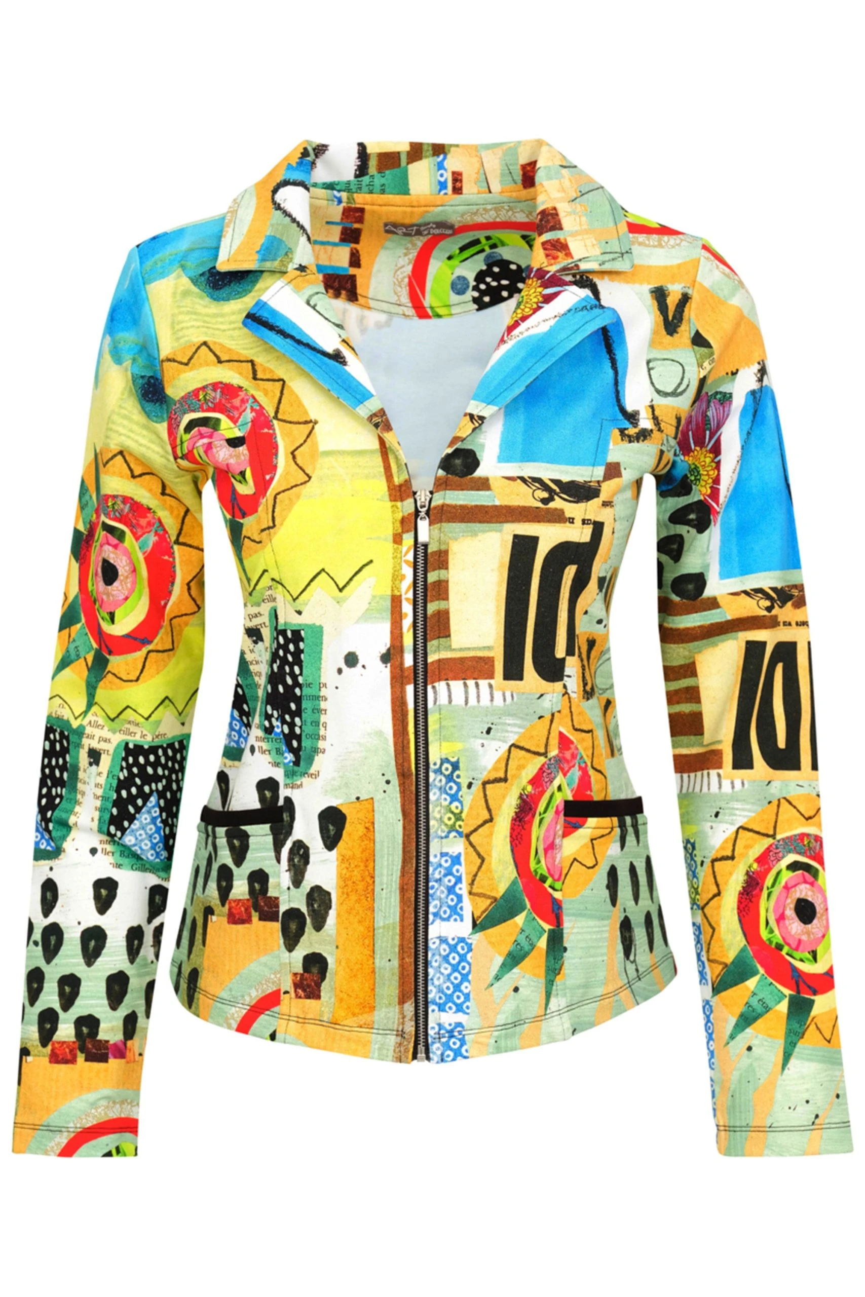 Dolcezza FUNNY BIRD NO 286 ZIP FRONT BLAZER