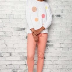 COTTON COUNTRY Colourful Dot Pullover