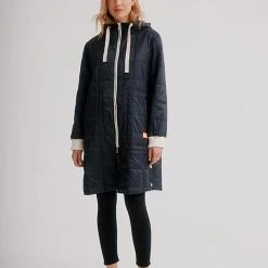 NIKKI JONES QUILTED HOODIE JACKET