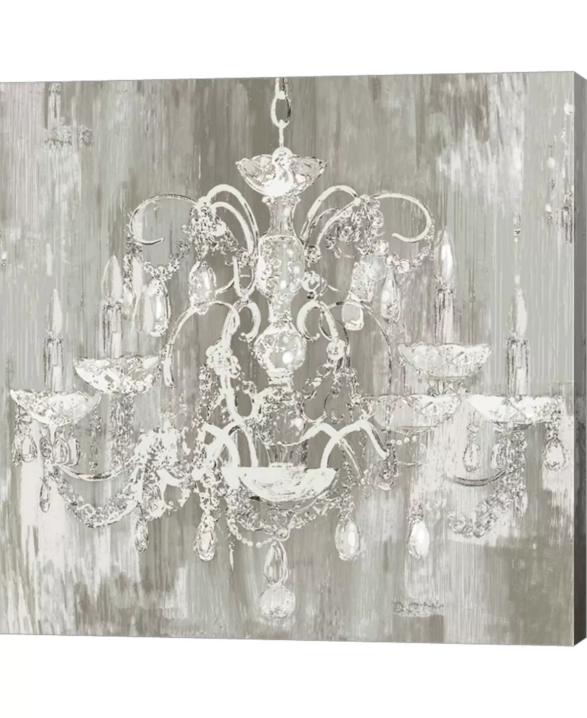 Metaverse Crystal Chandelier By Aimee Wilson Canvas Art