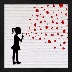 Metaverse Sowing The Seeds Of Love By Masterfunk Collective Framed Art