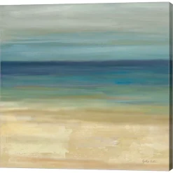 Metaverse Navy Blue Horizons I By Cynthia Coulter Canvas Art