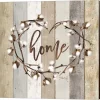 Metaverse Home Cotton Wreath By Marla Rae Canvas Art
