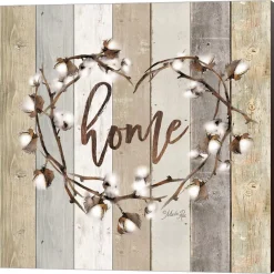 Metaverse Home Cotton Wreath By Marla Rae Canvas Art