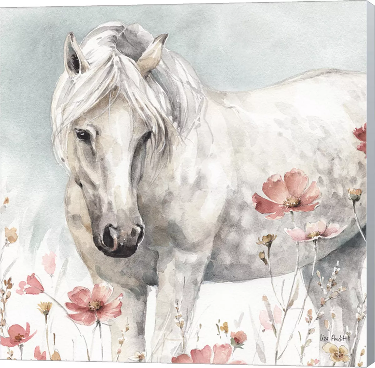 Metaverse Wild Horses V By Lisa Audit Canvas Art