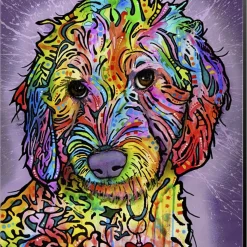 Metaverse Sweet Poodle By Dean Russo Canvas Art