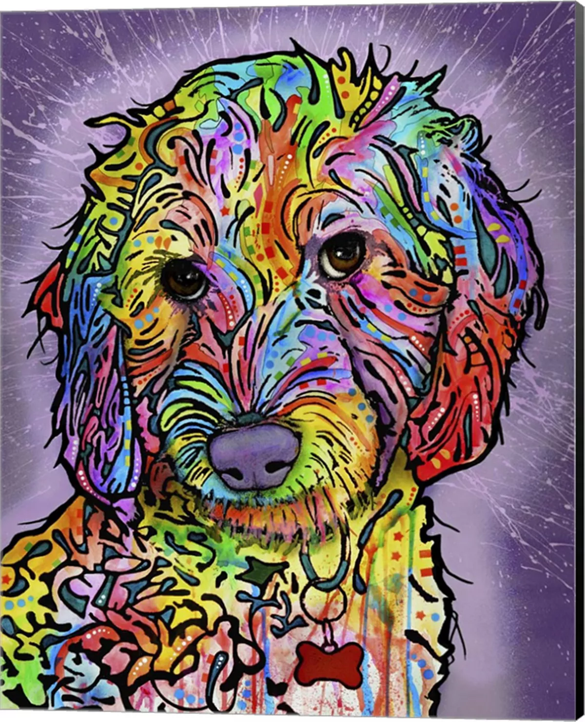 Metaverse Sweet Poodle By Dean Russo Canvas Art