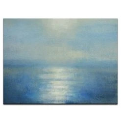 Ready2HangArt 'Ocean Sunrise' Abstract Canvas Wall Art, 30x40