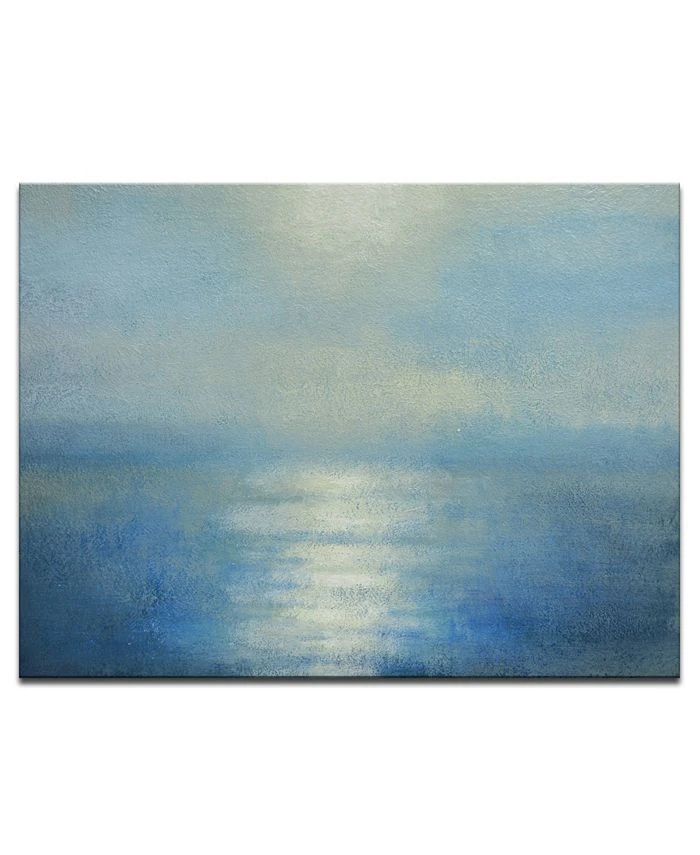 Ready2HangArt 'Ocean Sunrise' Abstract Canvas Wall Art, 30x40