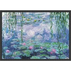 Amanti Art Nympheas By Claude Monet- Framed Art Print