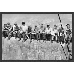 Amanti Art Lunch On A Skyscraper, 1932 Framed Art Print