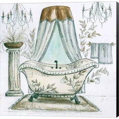 Metaverse French Bath Sketch I (tub) By Tre Sorelle Studios Canvas Art