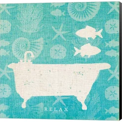 Metaverse Pacific Bath I By Studio Mousseau Canvas Art