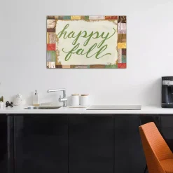 ICanvas Happy Fall By Tava Studios Gallery-Wrapped Canvas Print (26 X 40 X 0.75)