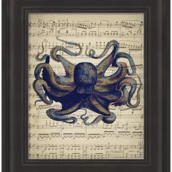 Metaverse Octopus 1 By Natasha Wescoat Framed Art