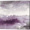 Metaverse Idnight At The Lake II Amethyst And Grey By Mike Schick Canvas Art