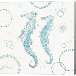 Metaverse Coastal Splash III By Katie Pertiet Canvas Art