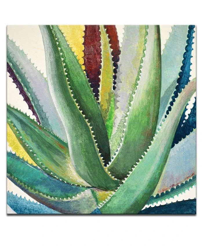 Ready2HangArt 'Botanical Bliss I' Floral Canvas Wall Art, 30x30