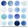 Ready2HangArt 'Blue Lunar I' Abstract Canvas Wall Art, 20x20