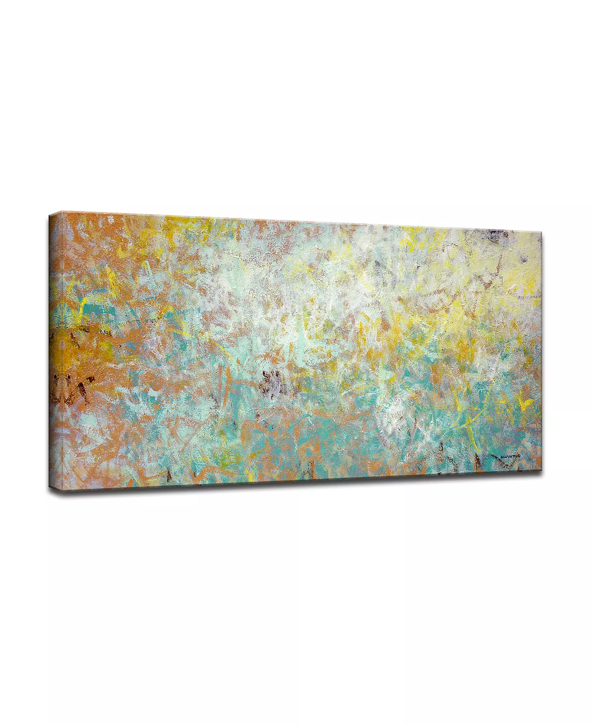 Ready2HangArt 'Inspiration' Abstract Canvas Wall Art - 18 X 36 - Image 2