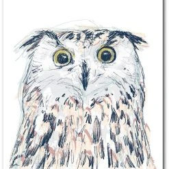 COURTSIDE MARKET GG Funky Owl Portrait II Gallery-Wrapped Canvas Wall Art - 18 X 24