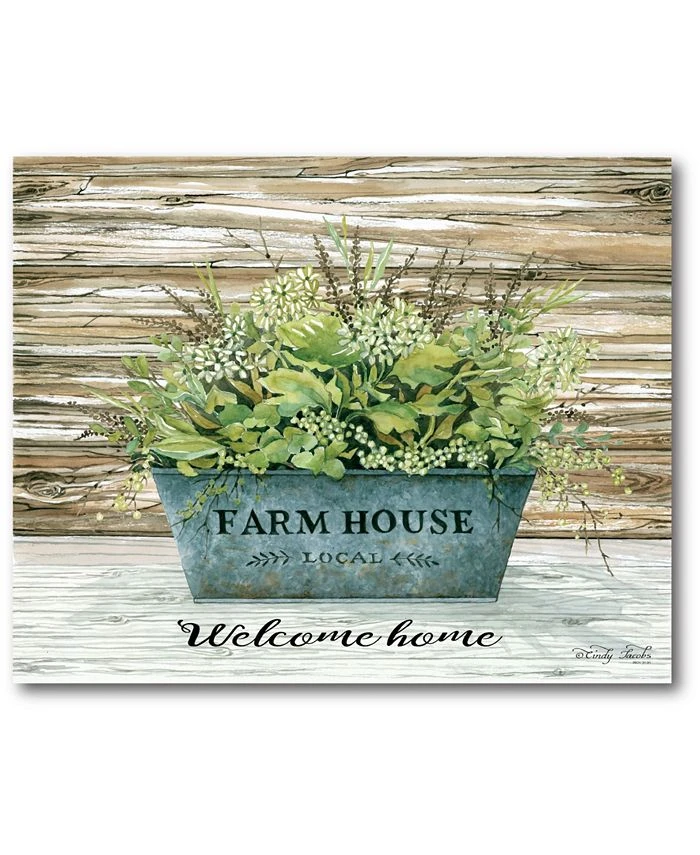 COURTSIDE MARKET Farmhouse Welcome Gallery-Wrapped Canvas Wall Art - 16 X 20