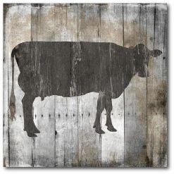 COURTSIDE MARKET Fresh Local Beef Gallery-Wrapped Canvas Wall Art - 16 X 16