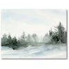 COURTSIDE MARKET Winter Pines Gallery-Wrapped Canvas Wall Art - 16 X 20