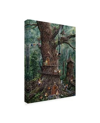 Trademark Global Jeff Tift 'Gnomes Sweet Home' Canvas Art - 24 X 18 X 2 - Image 2