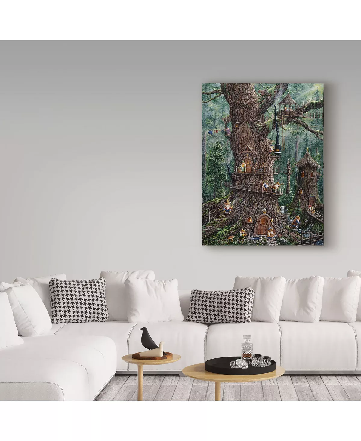 Trademark Global Jeff Tift 'Gnomes Sweet Home' Canvas Art - 24 X 18 X 2 - Image 3