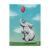 Trademark Global Mischief Factory 'Dream Big Elephant' Canvas Art - 14 X 19