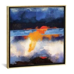 ICanvas Dusk Reflection By Spacefrog Designs Gallery-Wrapped Canvas Print - 37 X 37 X 0.75