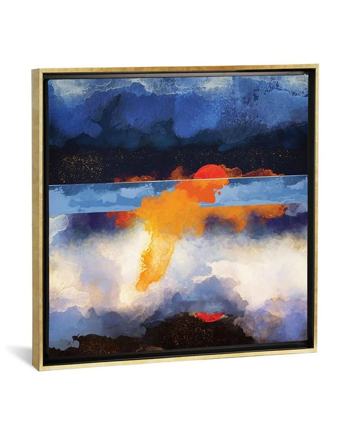 ICanvas Dusk Reflection By Spacefrog Designs Gallery-Wrapped Canvas Print - 37 X 37 X 0.75