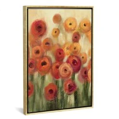 ICanvas Ranunculi Field Ii By Silvia Vassileva Gallery-Wrapped Canvas Print - 40 X 26 X 0.75