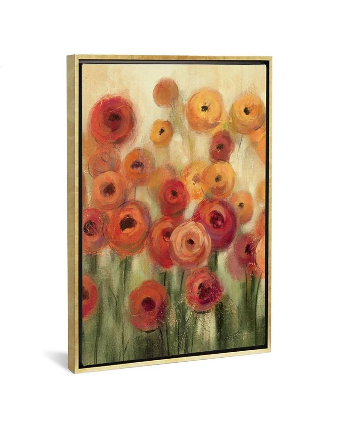 ICanvas Ranunculi Field Ii By Silvia Vassileva Gallery-Wrapped Canvas Print - 40 X 26 X 0.75