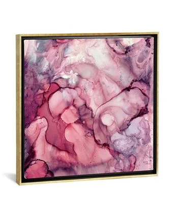ICanvas Liquid Mauve Abstract By Spacefrog Designs Gallery-Wrapped Canvas Print - 26 X 26 X 0.75 - Image 3