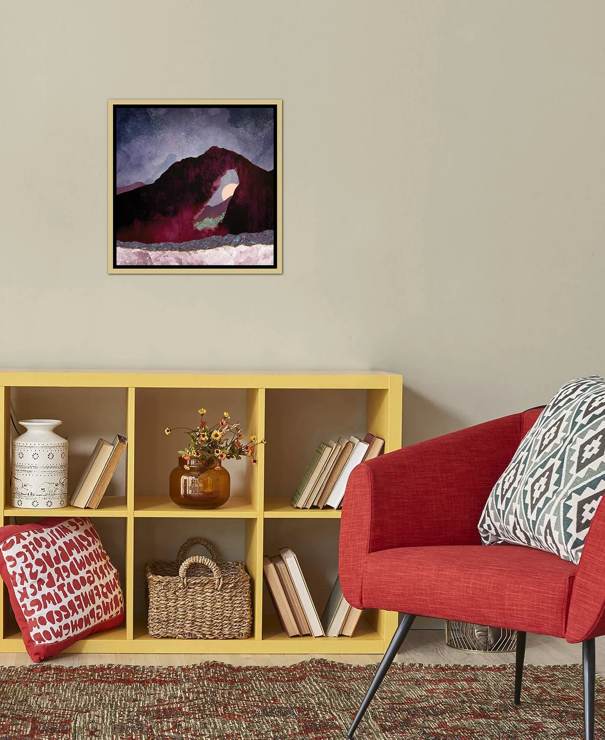 ICanvas Desert Perspective By Spacefrog Designs Gallery-Wrapped Canvas Print - 37 X 37 X 0.75 - Image 5