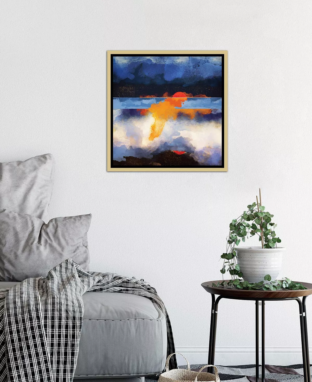 ICanvas Dusk Reflection By Spacefrog Designs Gallery-Wrapped Canvas Print - 37 X 37 X 0.75 - Image 4