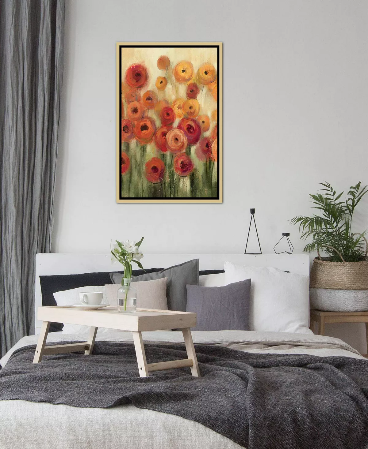 ICanvas Ranunculi Field Ii By Silvia Vassileva Gallery-Wrapped Canvas Print - 40 X 26 X 0.75 - Image 4
