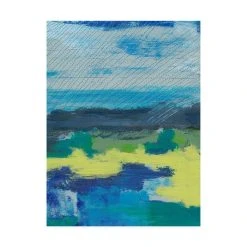 Trademark Global Regina Moore Stitched Sky I Canvas Art - 15.5 X 21