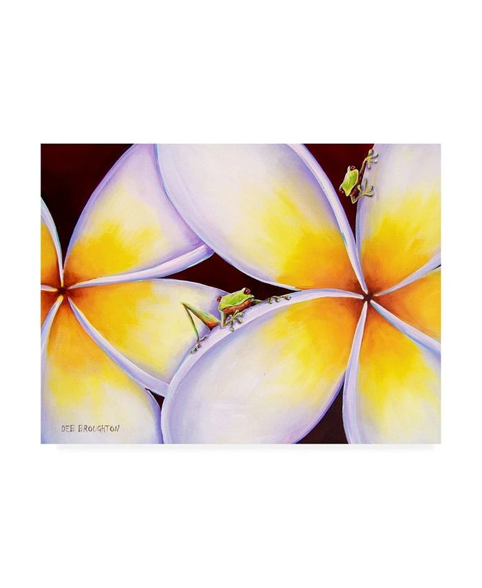 Trademark Global Deborah Broughton Frogs Frangifrogs Canvas Art - 15.5 X 21