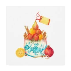 Trademark Global Deborah Kopka Savor The Season Customizable Holiday Card Canvas Art - 15.5 X 21