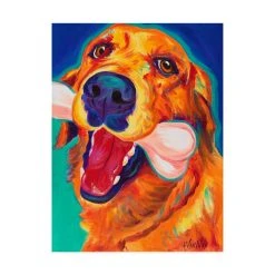 Trademark Global DawgArt My Favorite Bone Canvas Art - 15.5 X 21